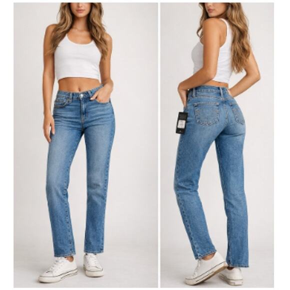 True Religion Denim - True Religion Medium Wash High Rise Mom Jean Women's Size 26